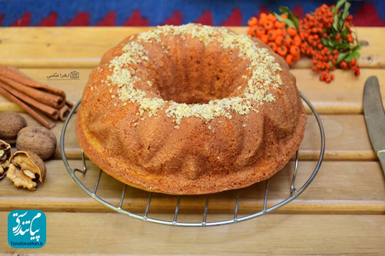 طرز تهیه کیک کدو حلوایی با تدابیر طب سنتی ایرانی